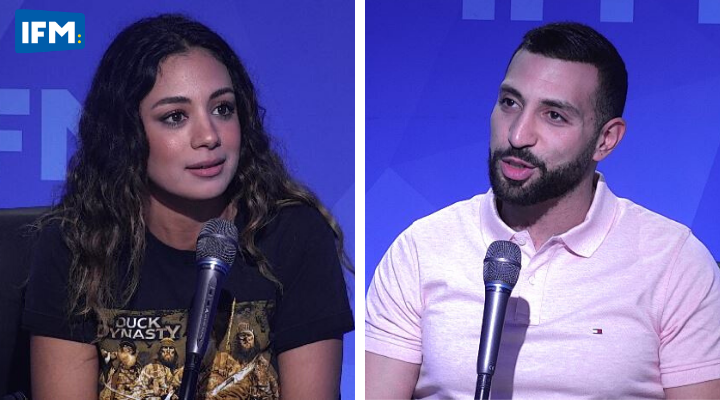 سارة حناشي : انا مش عرابنية انا نخدم في الفن ونضال السعدي حساس وحنين والخدمة معاه مزيانة