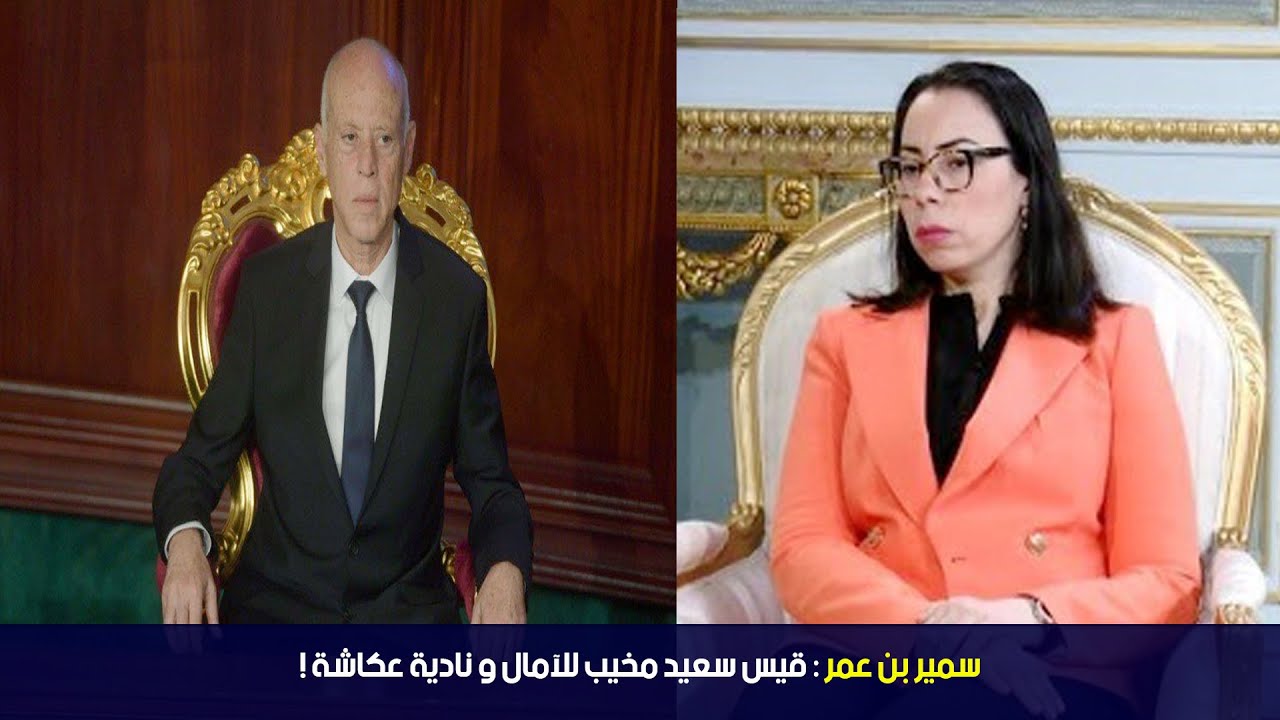 !سمير بن عمر : قيس سعيد مخيب للآمال و نادية عكاشة