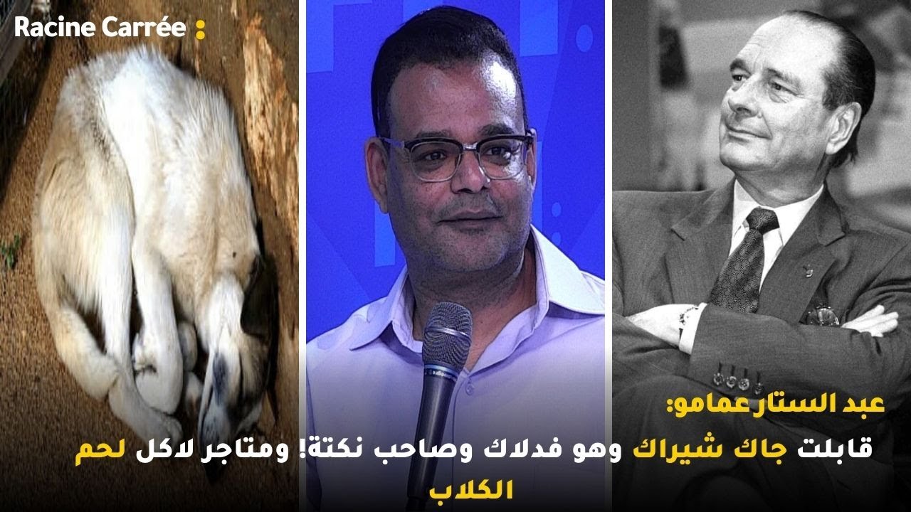 عبد الستار عمامو: قابلت جاك شيراك وهو فدلاك وصاحب نكتة! ومتاجر لاكل لحم الكلاب