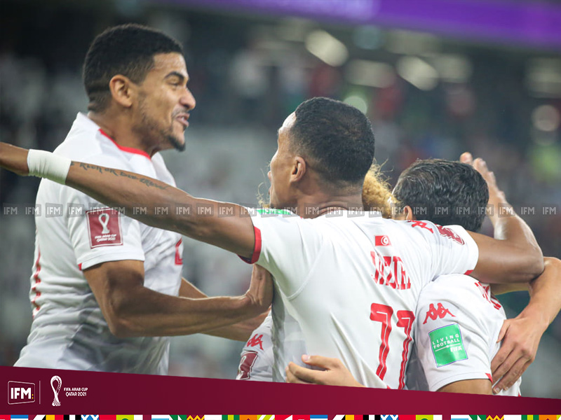 كأس العرب : فوز تونس على الإمارات والتأهل إلى ربع النهائي