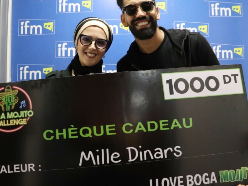 Felicitations aux heureux gagnants de "Boga mojito challenge" pour avoir gagné Mille dinars chacun