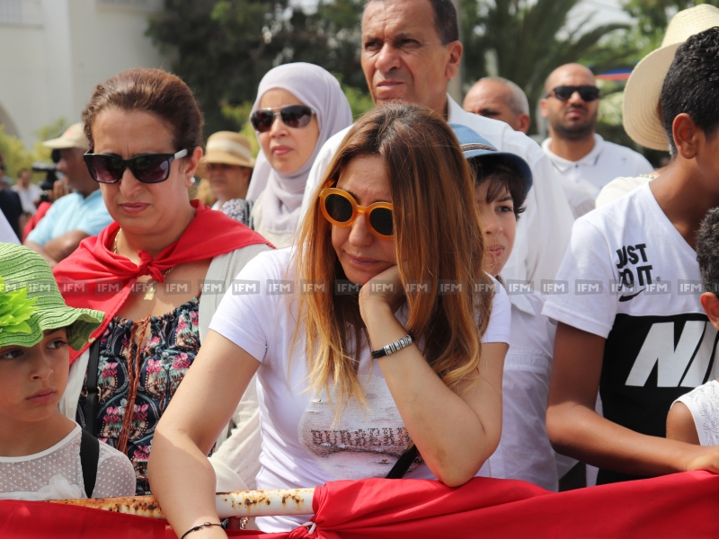 تشييع  الرئيس الراحل الباجي قايد السبسي الى مثواه الاخير