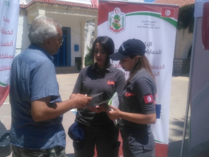 بالصور: الحماية المدنية تنظم حملة تحسيسية للوقاية من حرائق الغابات