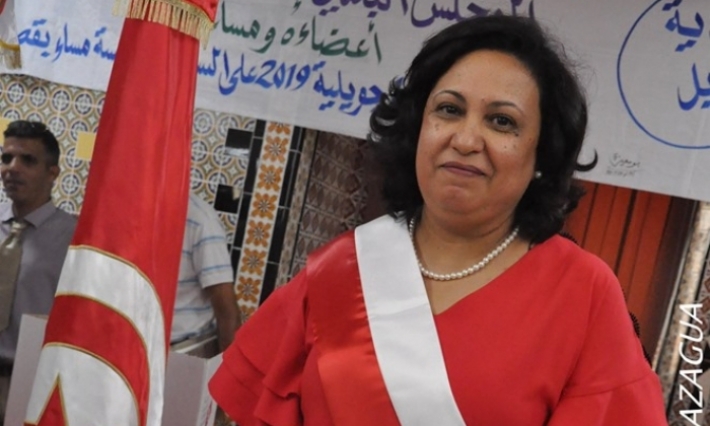 انتخاب مرشحة نداء تونس بسمة معتوق رئيسة جديدة لبلدية نابل