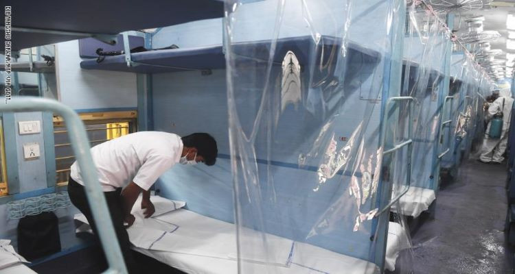 الهند تحول القطارات إلى مستشفيات لاستقبال مرضى فيروس كورونا