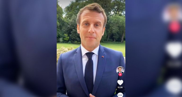 Emmanuel Macron félicite les bacheliers sur TikTok