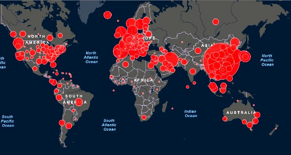 Coronavirus dans le monde