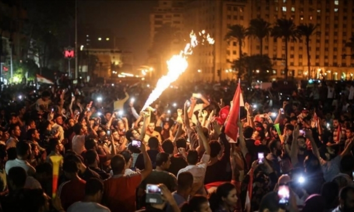 مظاهرات في مصر تطالب برحيل السيسي