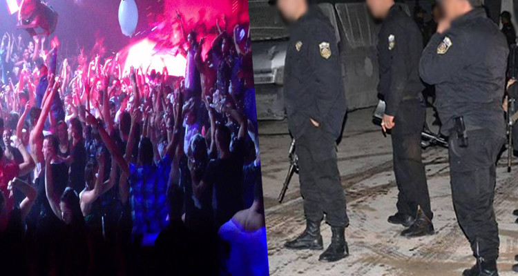 سوسة: مداهمة حفل شبابي وحجز كمية من المخدرات والمشروبات الكحولية