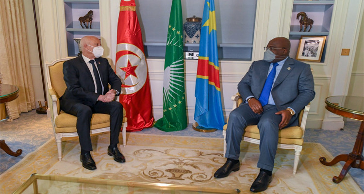 رئيس الكونغو الديمقراطية يعرب عن تطلّع بلاده للاستفادة من التجربة التونسية