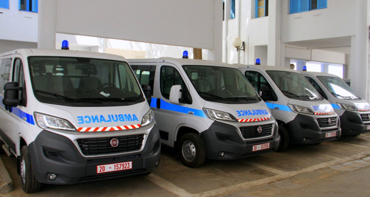 تعزيز القصرين بـ 9 سيارات اسعاف