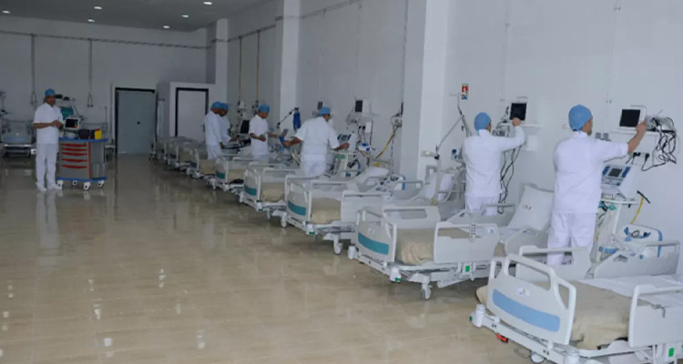 تركيز مستشفى ميداني في بن عروس