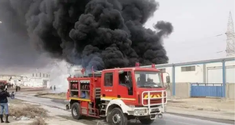 العاصمة:  نشوب حريق بمصنع التبغ والوقيد بالوردية