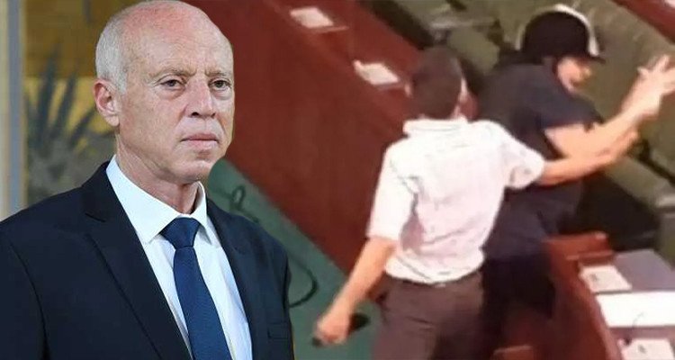 قيس سعيد :أعلم جيّدا أنه تم الترتيب لحادثة العنف في البرلمان منذ 3 أيام