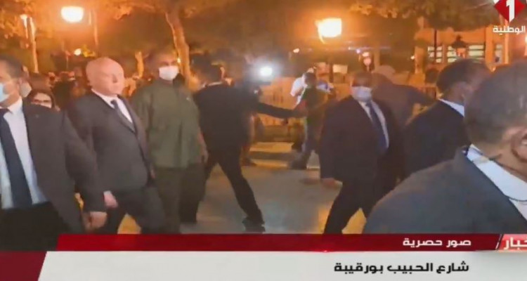 فجر اليوم الإثنين : قيس سعيّد يتحوّل الى شارع الحبيب بورقيبة