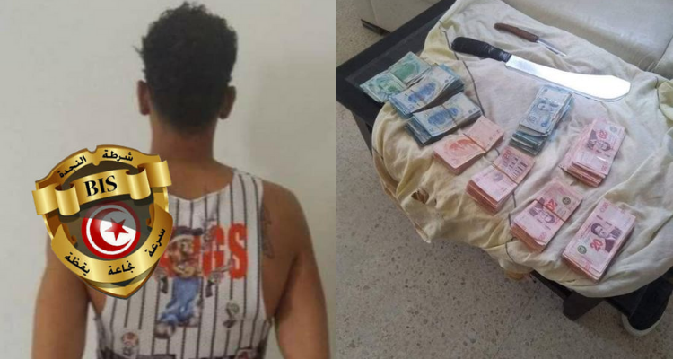 حي التضامن: منحرف يسطو على مغازة بواسطة ساطور