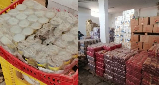 رادس: الكشف عن مخزن عشوائي يحتوي على مواد غذائية غير صالحة للإستهلاك