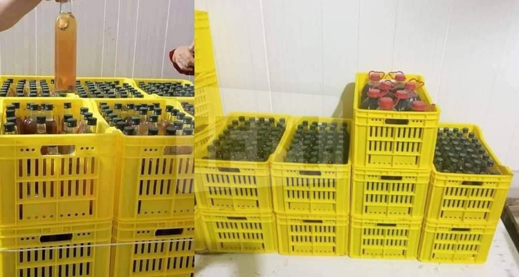 تاجروين: حجز كمية من  قوارير العصائر تحتوي على  ''ديدان'' و''حشرات''