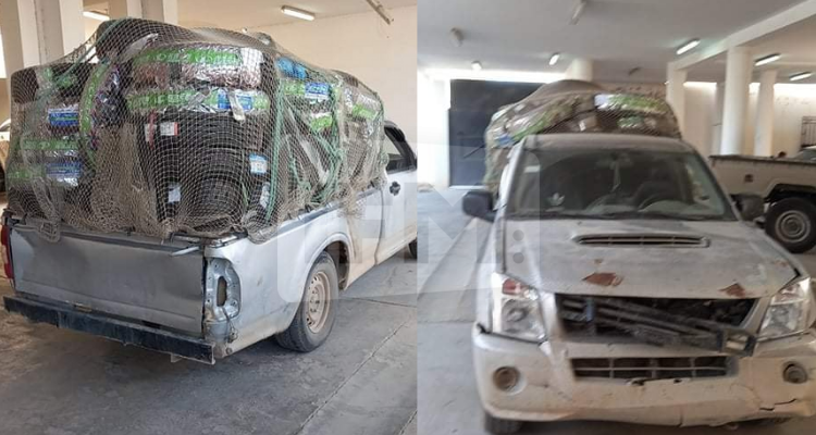 سيدي بوزيد: حجز عجلات مطاطية مهرّبة على متن شاحنة