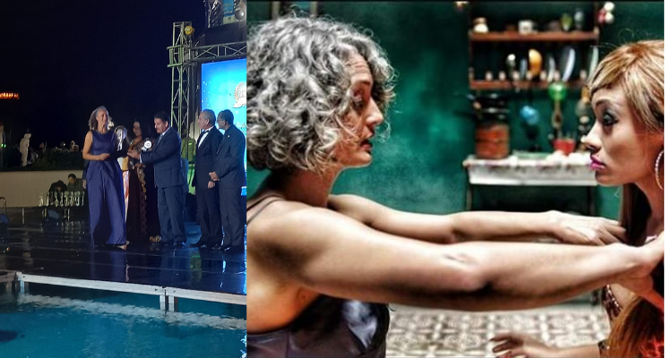 نادية بوستة تتوّج بجائزة أحسن ممثلة في مهرجان الاسكندرية