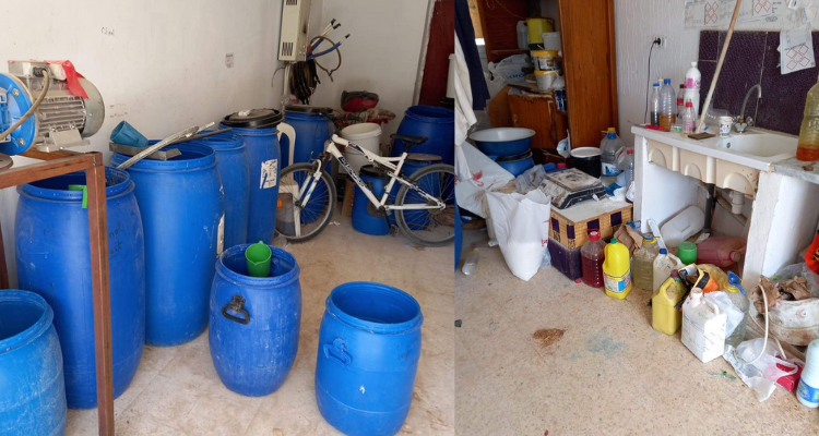 صفاقس: مصنع عشوائي  يحضّر مواد تنظيف باستعمال مواد كيميائية خطيرة