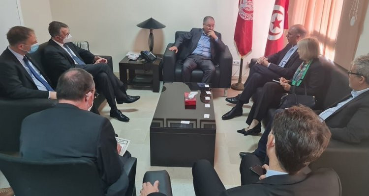 نور الدين الطبوبي يلتقي وزيرالخارجية الألماني
