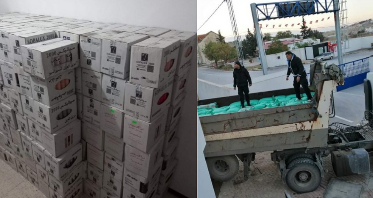 الكاف : حجز بضائع مهربة بقيمة 295 ألف دينار