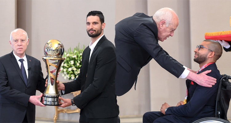 رئيس الجمهورية يكرّم المنتخب الوطني  المشارك في الألعاب الأولمبية الموازية