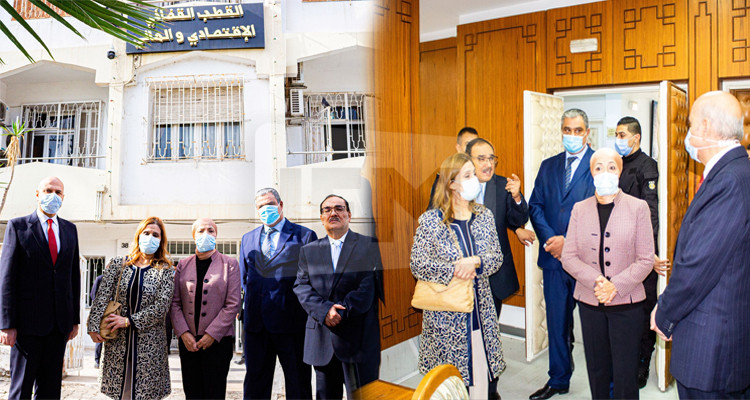 وزيرة العدل تطّلع على مشاغل القضاة والكتبة في مقر القطب القضائي المالي