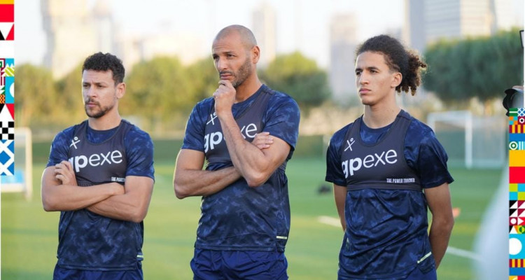 الشيخاوي يشارك في تمارين المنتخب الوطني