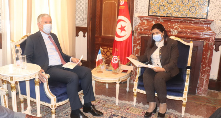 فحوى لقاء وزيرة المالية بسفير فرنسا بتونس