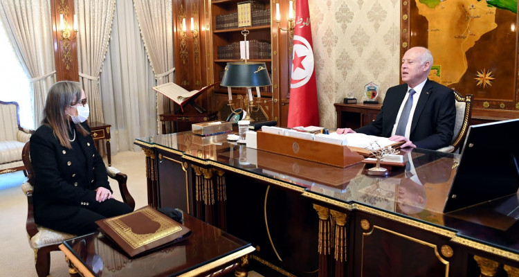 الوضع العام بالبلاد محور لقاء قيس سعيد ورئيسة الحكومة