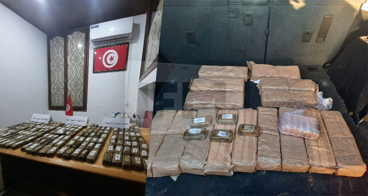 بنزرت: حجز 176 صفيحة من مخدر ''الزطلة''
