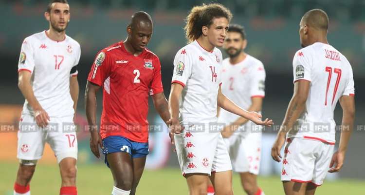 مناوشة بين الجزيري والمجبري بعد نهاية مباراة تونس وغامبيا