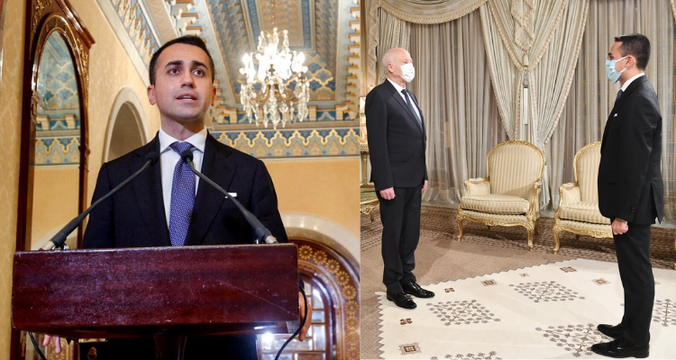 وزير الخارجية الإيطالي زار تونس وهو مصاب بكورونا