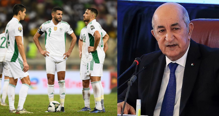 تبّون للمنتخب الجزائري:  ''يبقى الكبير كبيرًا، فلا تيأسوا''