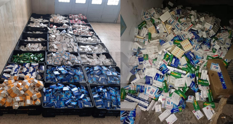 معبر راس جدير: إحباط محاولة تهريب كمية من الأدوية