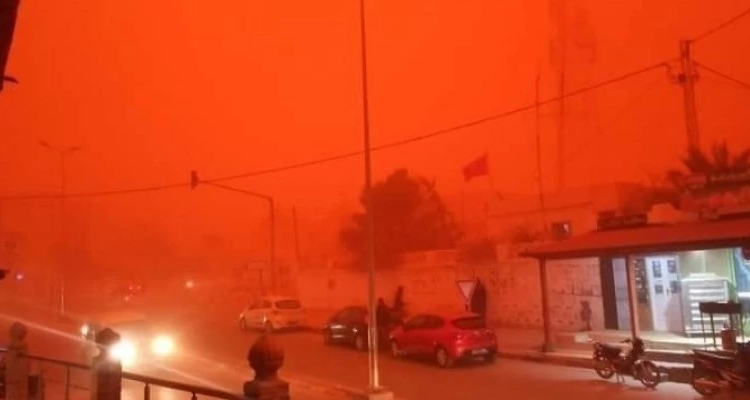 الرصد الجوّي يفسّر ظاهـرة الـرياح الـرملية بالجنـوب التـونسي