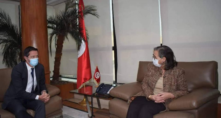 وزيرة الصناعة  تستقبل وفدا رفيع المستوى عن شركة "بيرنكو"