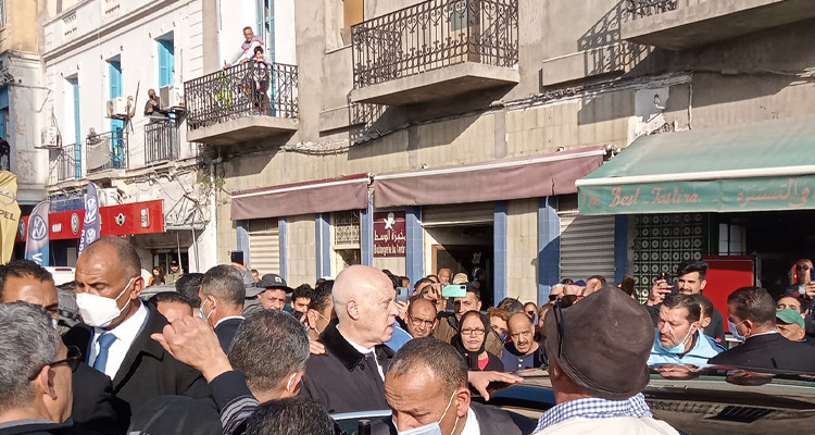 العاصمة: رئيس الجمهورية في زيارة فجئية الى باب الخضراء