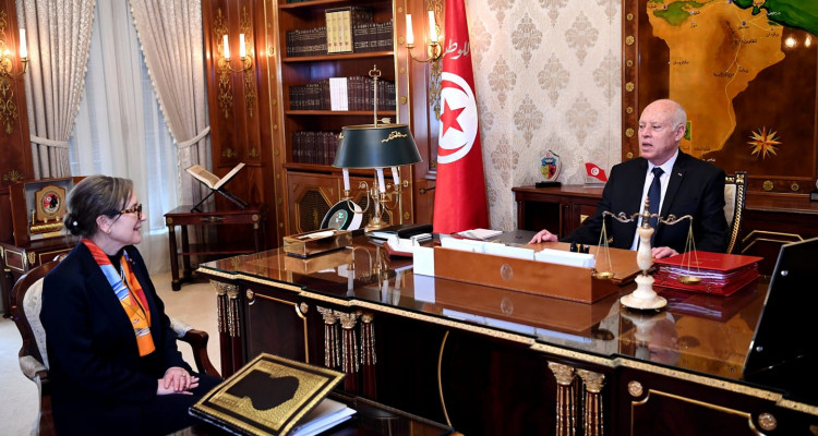 الوضع العام في البلاد محور لقاء قيس سعيّد ونجلاء بودن