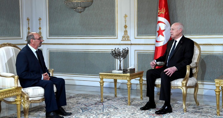 الحوار الوطني محور لقاء  سعيّد ورئيس الرابطة التونسية لحقوق الانسان