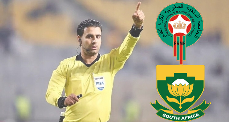 الصادق السالمي حكما لمباراة المغرب وجنوب افريقيا