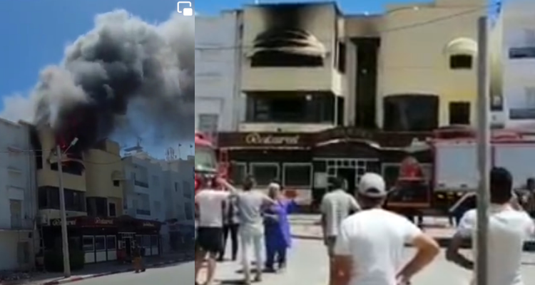 حريق بمطعم في المرسى