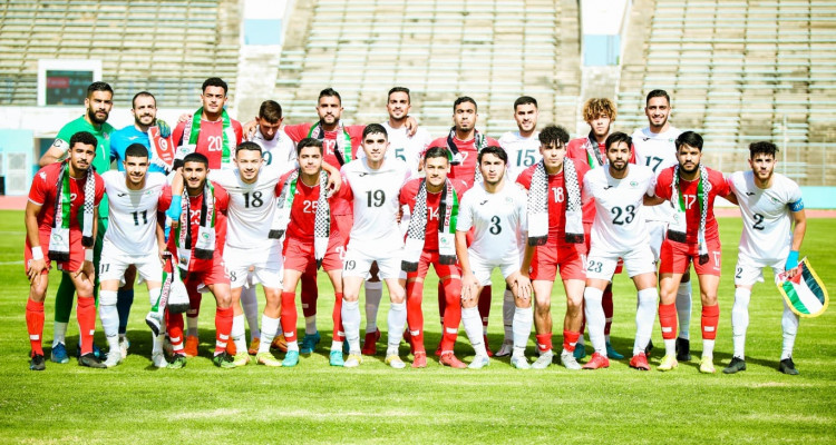 المنتخب التونسي الأولمبي يتعادل وديا مع  نظيره الفلسطيني