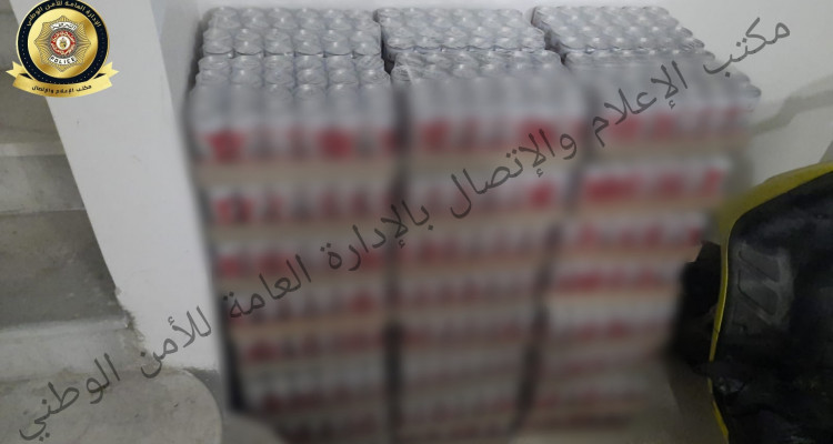 المنزه : حجز 1152 علبة جعة مخزنة داخل قبو بأحد العمارات