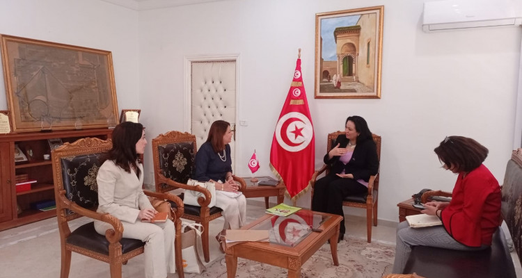 وزيرة المرأة تلتقي بممثلة صندوق الأمم المتّحدة للسكان بتونس