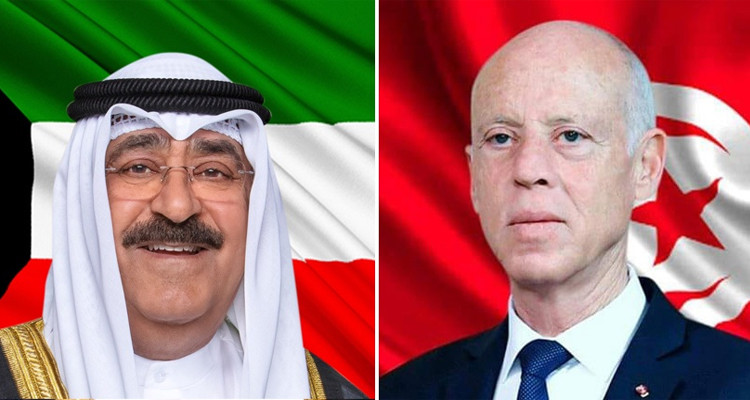 قيس سعيّد يهنئ  ولي العهد الكويتي بمناسبة تماثله للشفاء