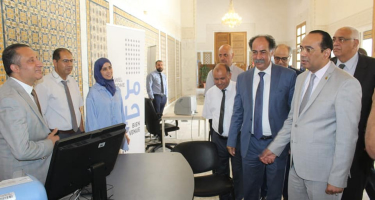 وزير الشؤون الدينية يفتتح الشباك الموحد لإتمام إجراءات السفر للحجّ