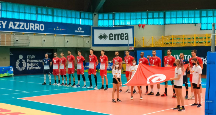 المنتخب التونسي للكرة الطائرة  ينهزم امام نظيره الفرنسي في ربع نهائي الألعاب المتوسطية